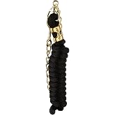 Weaver Leather Poly Lead Rope with Swivel Chain, Black, 8' 6"
