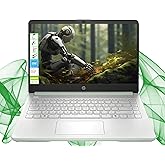 HP Laptop with Microsoft Office and 1TB Cloud Storage (1-Year) | 14 inch HD Computer | 8GB RAM | 128GB UFS | Intel 4-Core CPU(Beat i3-10110U)| Windows 11 Home in S Mode| LE Bundle
