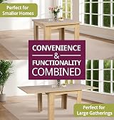 Hallowood Furniture Newquay Oak Extending Flip Top Table 80-160 cm view 5