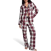 Victoria's Secret Flannel Pajama Set, Long Sleeve Button Down Shirt & Pants, Sleepwear for Women (XS-XXL)