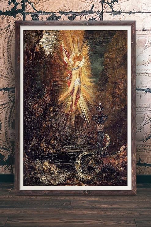 Amazon Retrograde Ink Gustave Moreau Apollo ギリシャ神話絵画 ファインアートプリント 壁掛けポスター Apollo And The Python Sun God Greek Myth Artwork 12 X 18 Gma 0122 003 アートフレーム ポスター オンライン通販