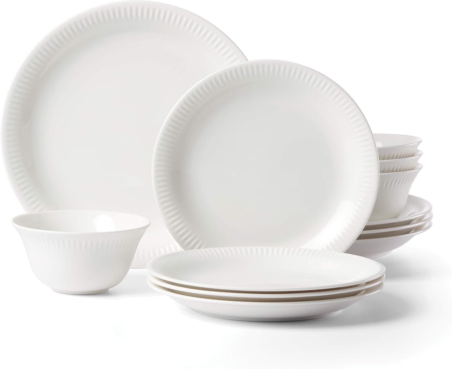 Lenox Profile 12Piece Dinnerware Set, White Amazon.co.uk Kitchen & Home