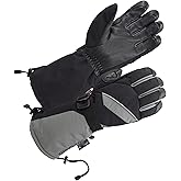 SKYDEER Waterproof and Windproof Genuine Deerskin Leather Ski Gloves with 150G 3M Thinsulate Insulation (SD8648T)