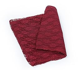 MDS Pack of 15 Yard Bridal Solid Raschel Lace
