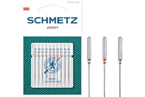 10 SCHMETZ Ball Point Sewing Machine Needles 130/705 H SUK Sizes 70/10, 80/12, 90/14