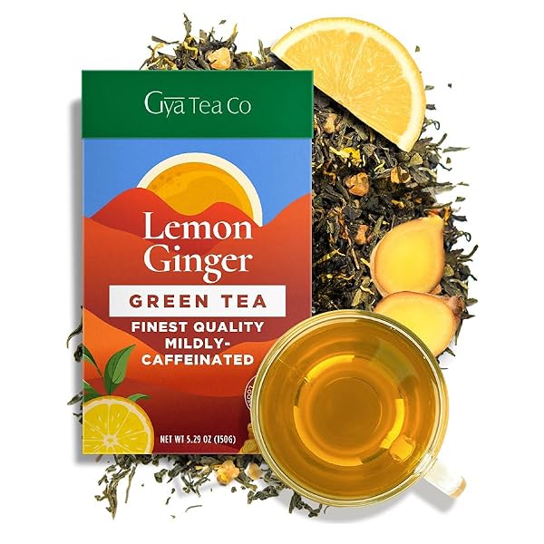 GYA TEA CO LEMON GINGER GREEN TEA LOOSE...
