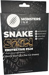 Monsters Ink Matte Second Skin Tattoo Cover 15x10cm 25 Sheets view 5