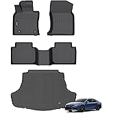 ANBINGO®Floor Mats for Camry AWD 2020-2024 (Only for Camry AWD All Weather Camry Floor Liner Protection TPE Waterproof Non-Slip Camry Accessories (Not Fit for Hybrid or FWD)