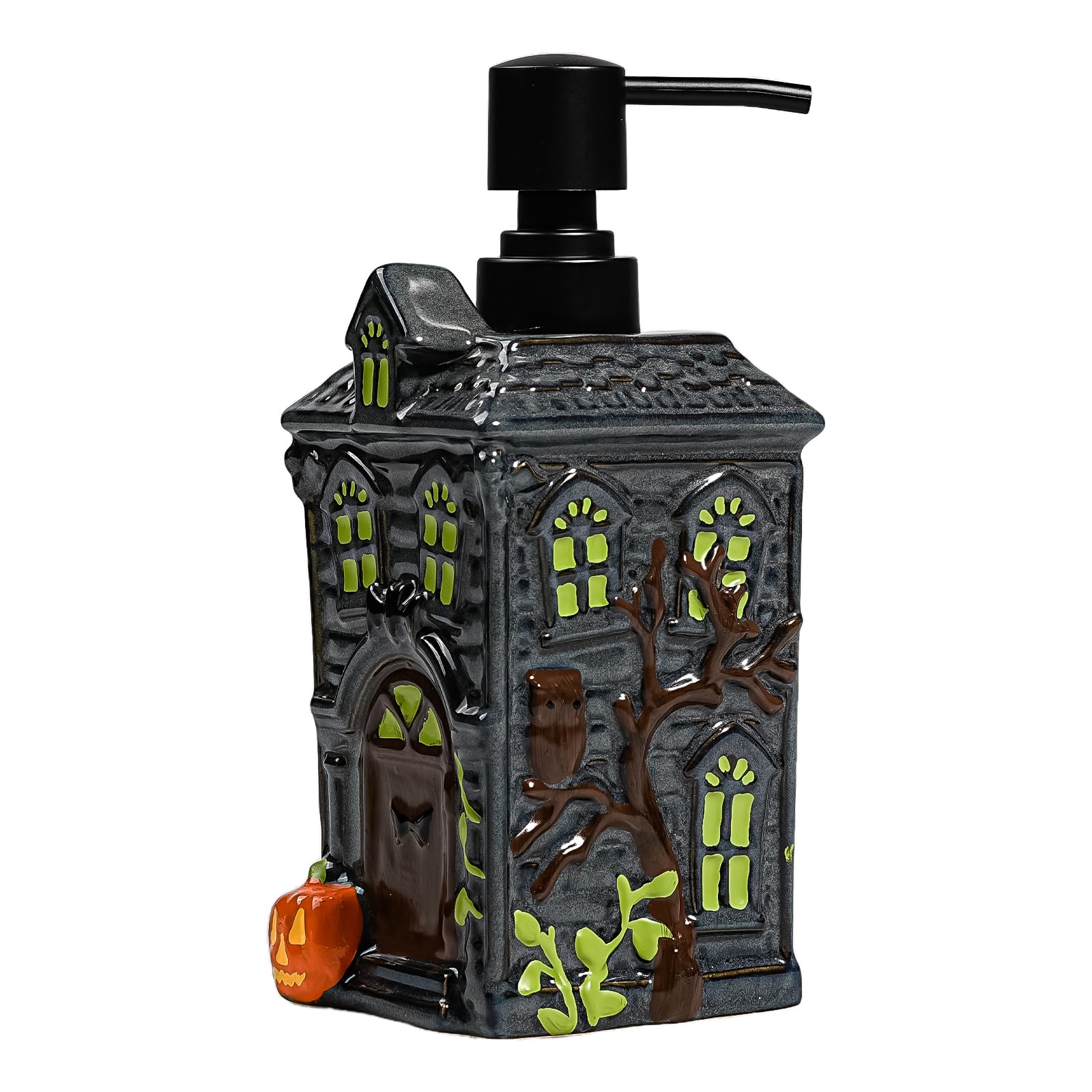 Photo 1 of Amaauto Ceramic Soap Dispenser, Refillable 19OZ Liquid Soap with Pump, Ideal for Kitchen Bathroom Home Deco