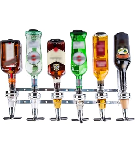 1000cc Beer & Liquor Dispenser | Silver Retro Style Bar Accessory For Home, Parties, Restaurants