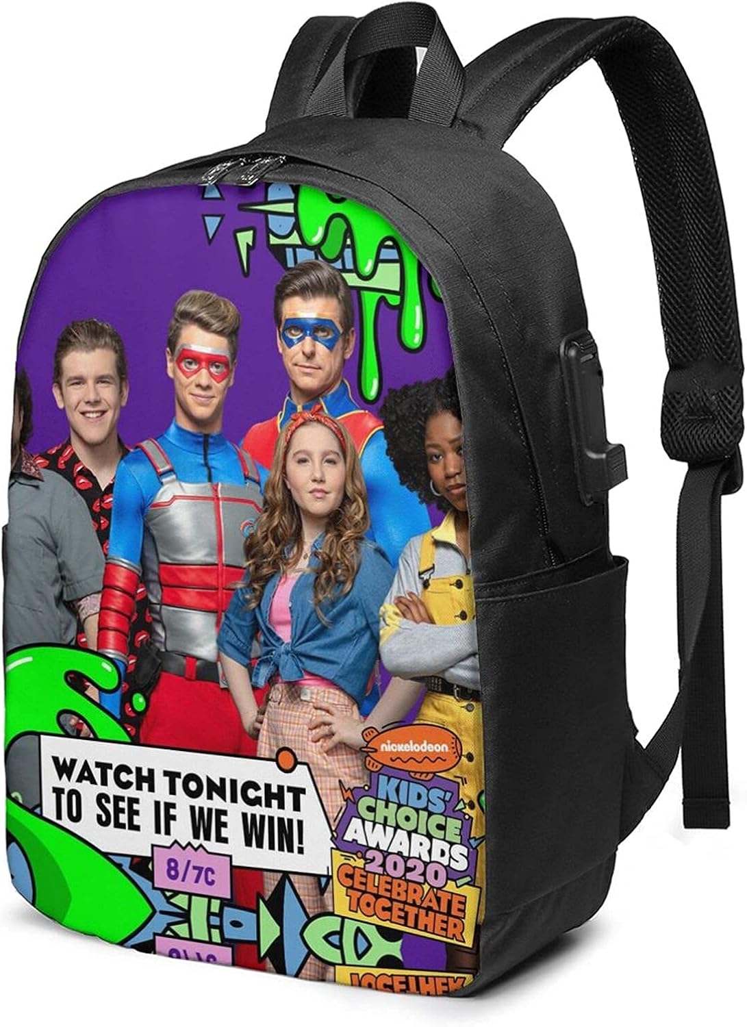 VJSDIUD Henry Danger Bookpacks 3D Printed Fashion Unisex Travel Daypack