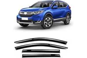 CHYKORLA Window Visors Rain Guards Fits for Honda CR-V (CRV) SUV 2017-2022, Window Deflector, Wind Vent Visors, Window Vent Shades Front & Rear Outside Mount 2018 2019 2020 2021