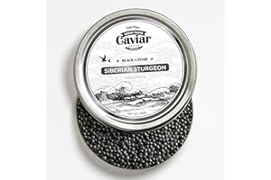 GREAT TASTE CAVIAR Siberian Sturgeon Malossol Black Caviar - 8.82 oz/250 g - Premium Quality, Luxury Fresh Gourmet Fish Roe - GUARANTEED OVERNIGHT!