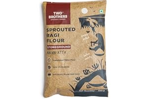 TWO BROTHERS ORGANIC FARMS Sprouted Ragi Malt Nachni Satva (500 g)