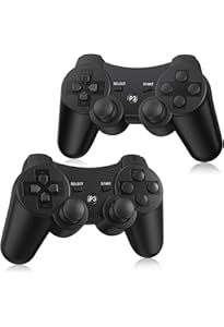 Amazon.com: OKHAHA Controller 2 Pack for PS3 Wireless Controller