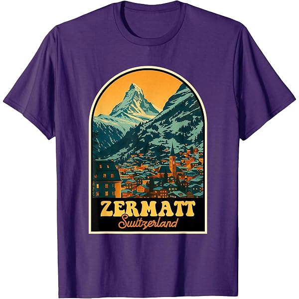 The Matterhorn as seen from Zermatt in Switzerland - The Matterhorn - T