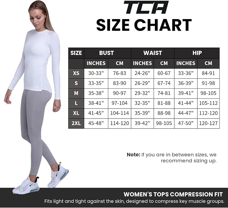 T-shirt térmica ajustada feminina - T-shirt térmica de manga comprida feminina com tecnologia SuperThermal - T-shirts térmicas de compressão de manga comprida para corrida e ciclismo de ginásio - Cinzento claro, XS