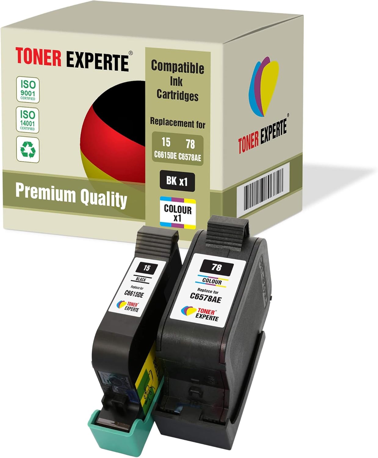 Pack 2 Cartouches Toner TN-325BK Compatibles Brother - Noir, 4000 Pages - Pour Imprimantes HL, DCP, MFC - 5
