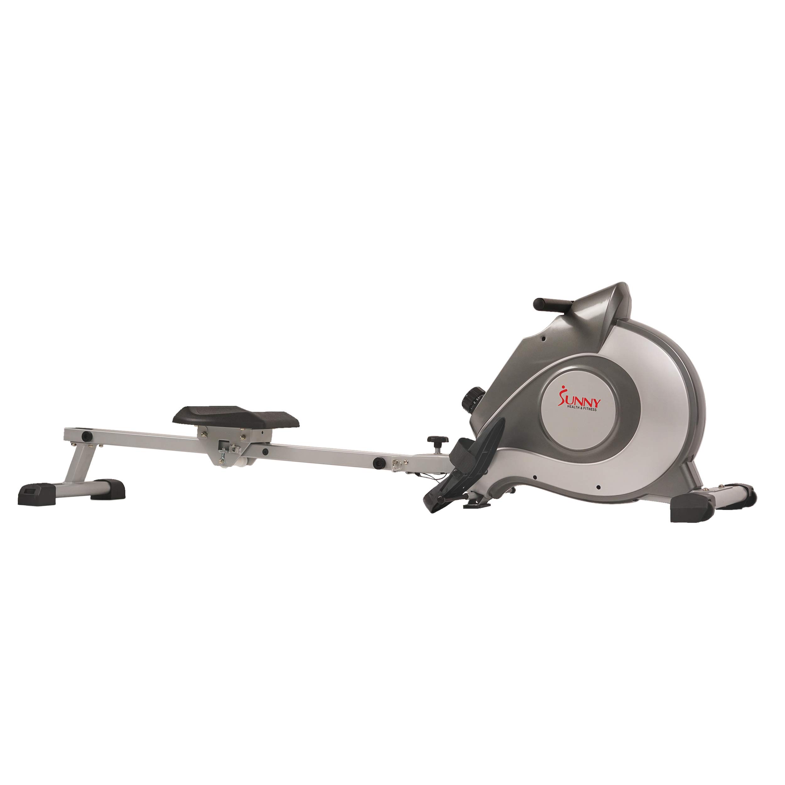 Sunny Health & Fitness Magnetic Rowing Machine Rower with LCD Monitor & Extended Slide Rail - SF-RW5515 - Image 3