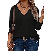 Eytino Plus Size Tops for Women Casual V Neck Long Sleeve Buttons Hollow Out Lace Embroidered Blouses Shirts(1X-5X)