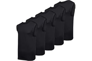 Real Essentials 3 & 5 Pack:Men's Dry Fit Workout Running Tank Top Gym Sleeveless Muscle Athletic Shirt (Big & Tall Available)