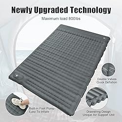 GGOV Double Sleeping Pad for Camping with Built-in