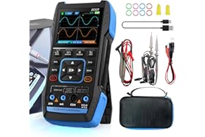 Upgrade Oscilloscope 3 in 1 Digital Multimeter/Oscilloscope/DDS Generator with Double Channel, 250MS/s Sampling Rate, 50MHz B