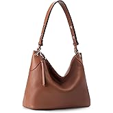 befen Genuine Leather Hobo Bags for Women Trendy Crossbody Purses Soft Real Leather Shoulder hanbags with Adjustable Strap