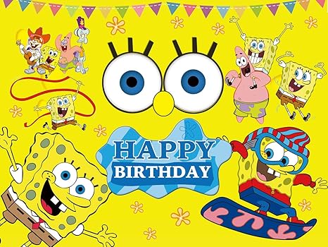 Spongebob Backdrop Patrick Star Photography Amazon Co Uk