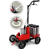 zozen Parking Lot Striping Machine, 3-in-1 Heavy Duty Line Striping Machine | Straight/Freehand Curve/Circle, 2-5" Adjustable Width, Windproof, Compatible with Professional Inverted Marking Spray Paint