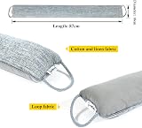 fowong Draft Excluder for Doors 87 x 10 cm Heavy Duty Grey view 2