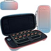 Oankrvs Slim Carrying Case for Nintendo Switch 2 Model 2025, with 12 Game Card Slots, Switch 2 Portable Travel Storage Case