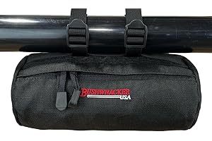 Bushwhacker UTV Small Cylinder Bag for Roll Bar Railing – Dimensions 8.5" x 4" – ATV Accessories for Side by Side Pack, Overhead Storage, and Snowmobile Organization