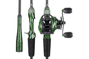 Sougayilang Fishing Rod and Reel Combo, Baitcasting&Spinning Combo, IM6 Graphite Blank Rods