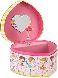 Jewelkeeper - Caja Musical para Joyas en Forma de Corazón con ...