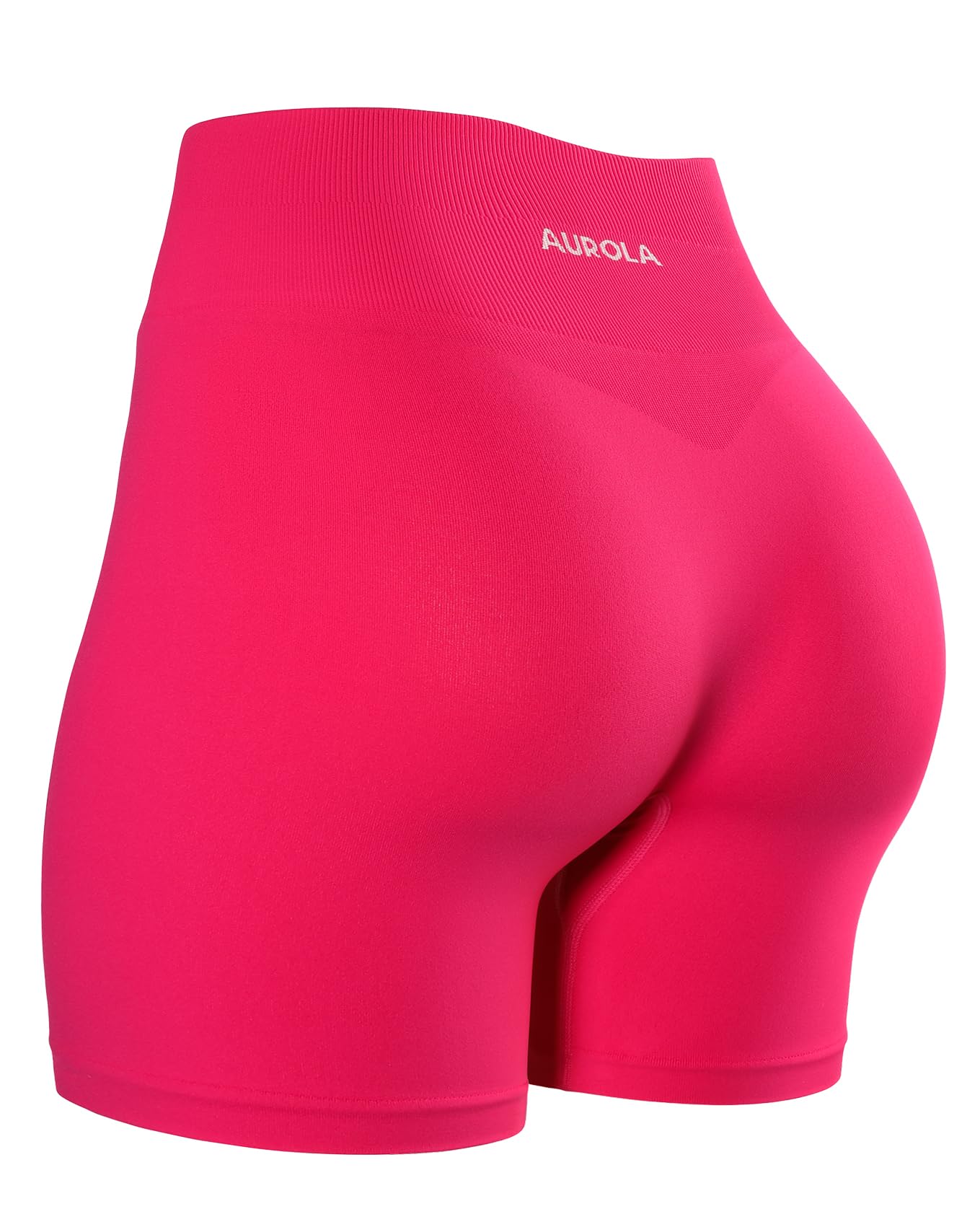 Photo 1 of AUROLA No Scrunch Dream Shorts for Women,Seamless Workout Soft Smooth Fashion Everyday Casual Shorts,Pink,S