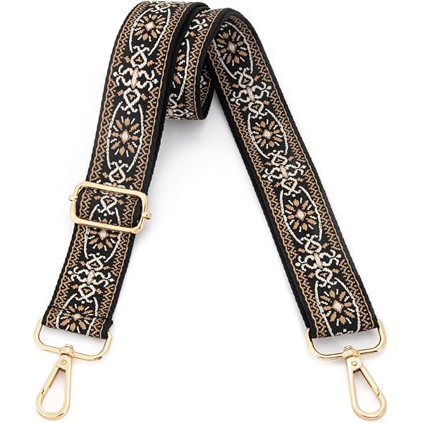 Aazon.co: Purse Strap Replaceent Guitar Style Ulticolor Canvas