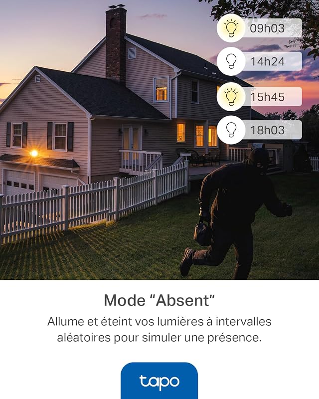 Ampoule Connectée Alexa E27, Multicolore LED Dimmable L530E, 2 pièces