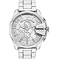 Diesel Mega Chief Stainless Steel Men's Watch with Analog or Digital Movement