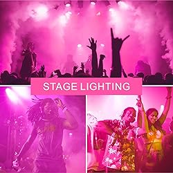 Gonhom 8 Pack A19 LED Pink Light Bulb,9 Watt Pink