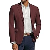 PJ PAUL JONES Men's Lightweight Sport Coat Casual One Button Blazer Breathable Sportcoat