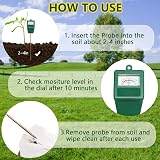 HYCKee Soil Moisture Meter Hygrometer for Garden Yard Farm Indoor Outdoor view 4