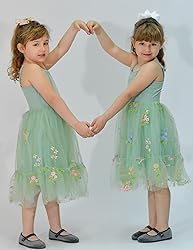 Arshiner Toddler Girl Tulle Dress Sage Green Tutu