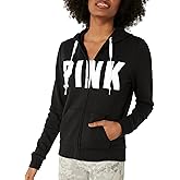 Victoria's Secret Women's PINK Logo Full Zip-up Sweatshirt (XS-XXL)