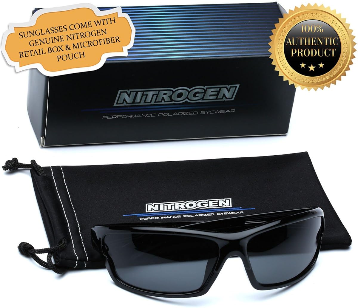 Polarized Wrap Around Sport Sunglasses: Clothing