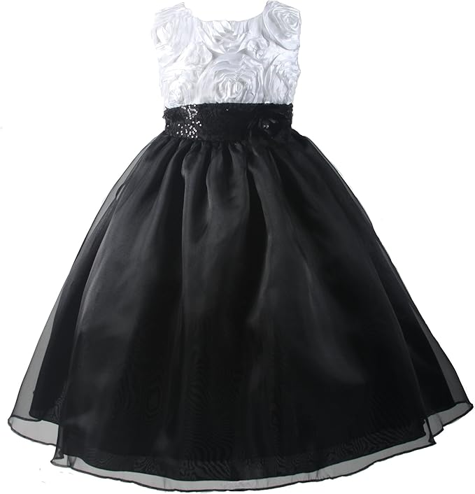 black and white day dress
