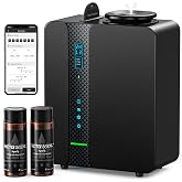 Ziweo Waterless Essential Oil Diffuser, 3500 Sq Ft HVAC Smart Scent Diffuser for Whole House, Commercial Scent Machine, Cold Air Diffuser with Bluetooth App, Metal Body for Hotel, Office &amp; Large Room