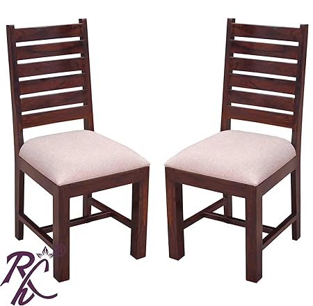 RAJ HANDICRAFT (2 PIC. Set) Striped Dining Chair