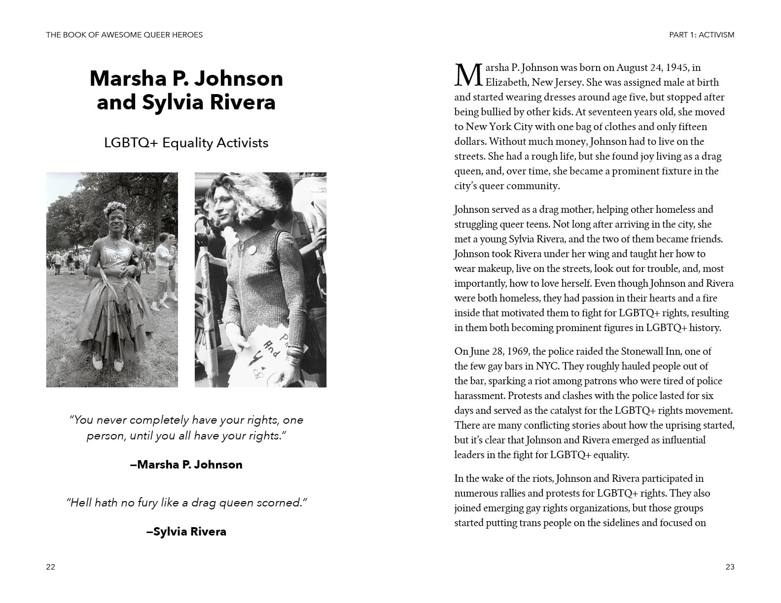 The Book of Awesome Queer Heroes: How the LGBTQ+ Community Changed the World for the Better (LGBT Book of History, Queer Historic Icons)