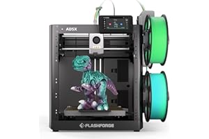 FLASHFORGE AD5X Multi-Material 3D Printer 4-Color Printing, 600mm/s Speed 1-Click Print with DIY IFS Creations, Full-Auto Calibration & Filament Backup, AD5X- Multi-Color Productivity Booster